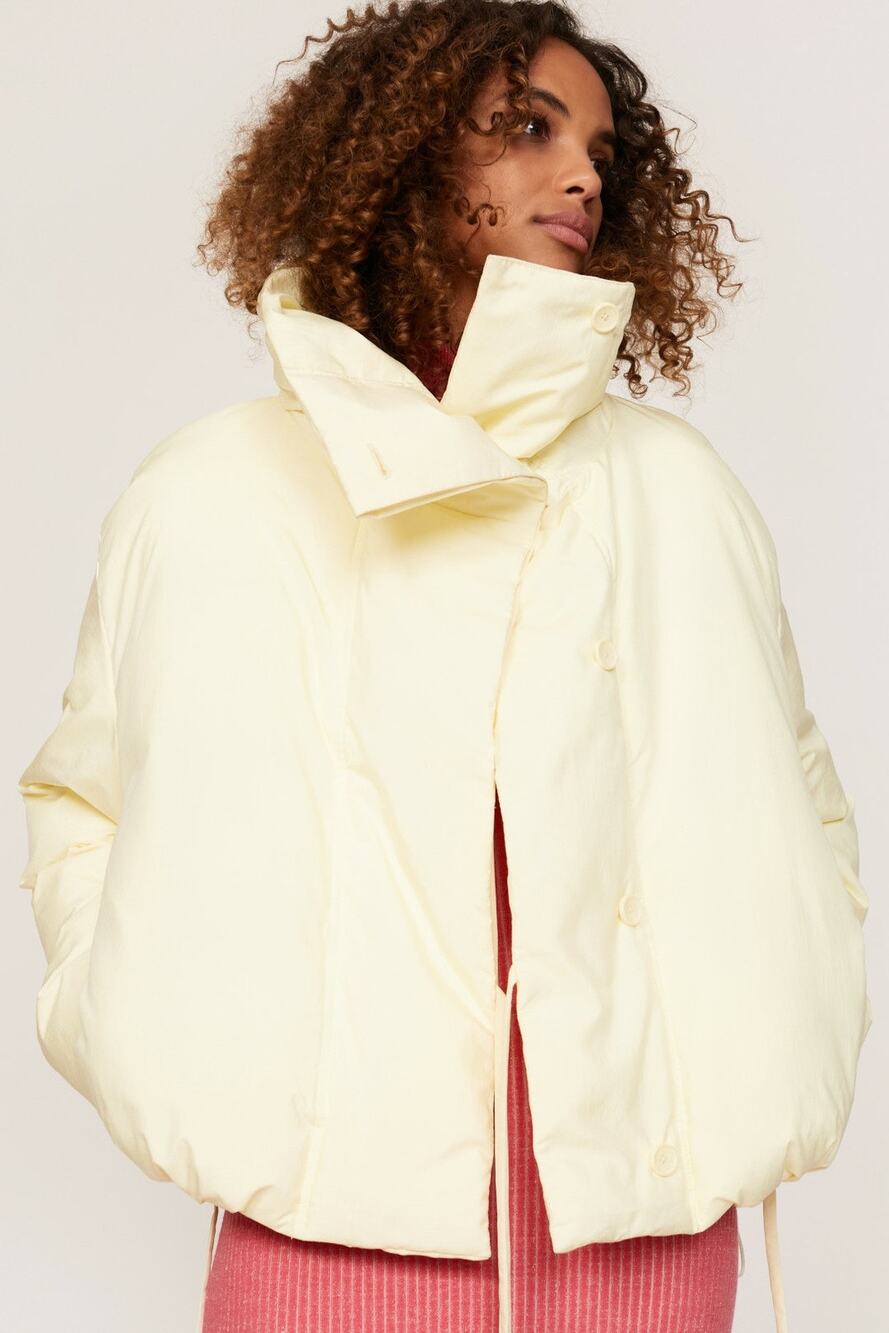 3.1 Phillip Lim - Yellow Duvet Puffer Jacket - Size XS